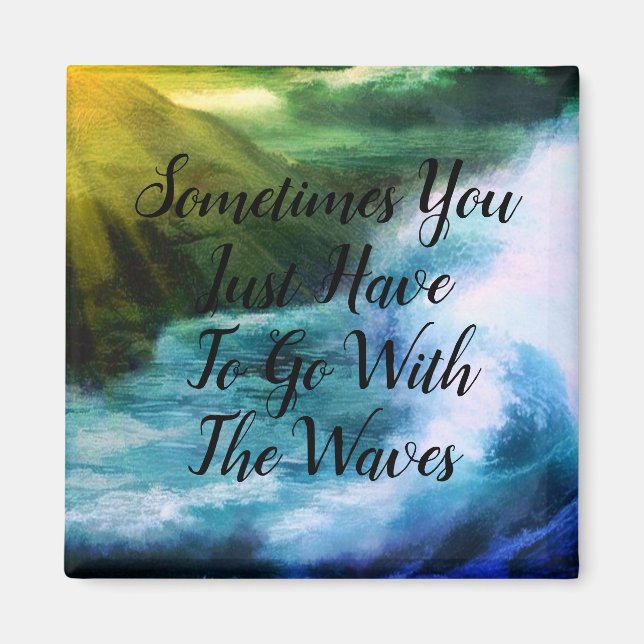 Ir con el imán de las olas (Frente)