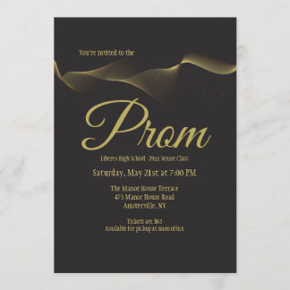 Ir Con La Invitación De Flujo Prom