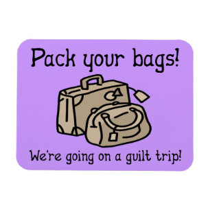 Ir De Viaje Con Un Viaje De Culpa Imán Divertido