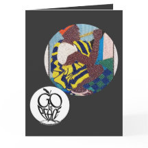 Ir en paz, jugar con fluidos... tarjeta de felicit