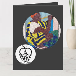 Ir en paz, jugar con fluidos... tarjeta de felicit