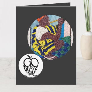 Ir en paz, jugar con fluidos... tarjeta de felicit