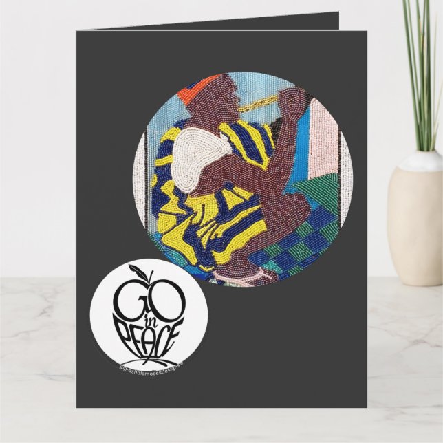 Ir en paz, jugar con fluidos... tarjeta de felicit (Anverso)