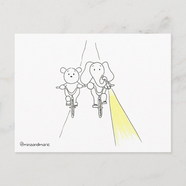 Ir juntos postal (Anverso)