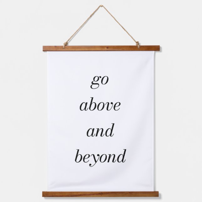 Ir Más Allá Del Tapiz De Muro De Madera Topada (Anverso)