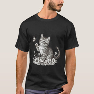 Ira Me Consume Camiseta Divertida De Gato Enfadado