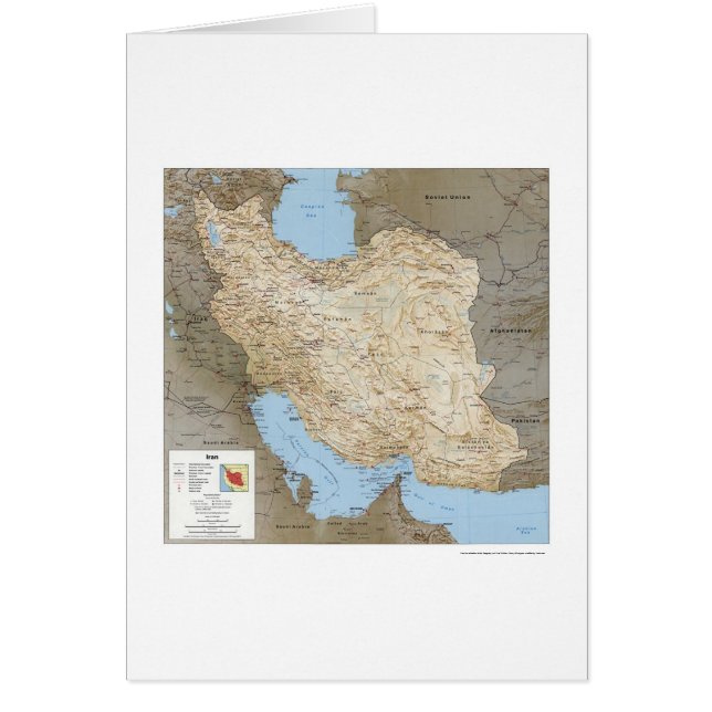 Irán detalló el mapa 1991 (Frente)