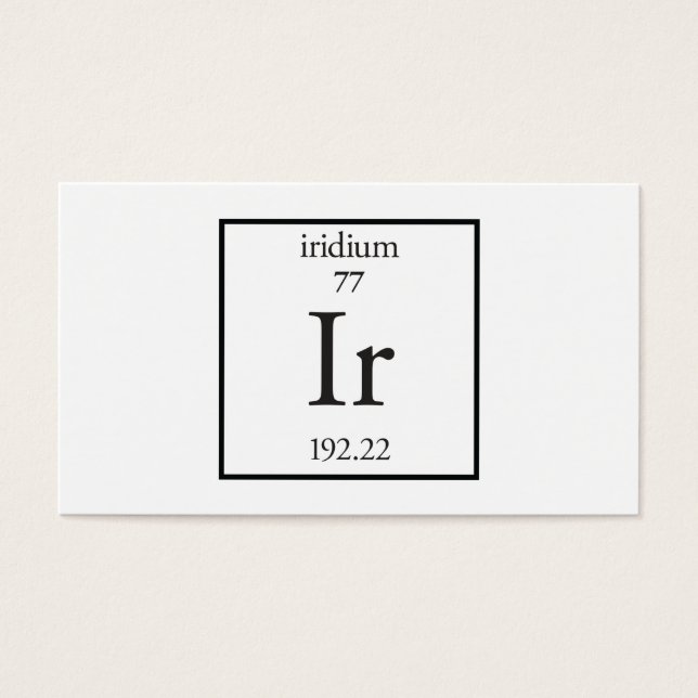 Iridio (Frente)