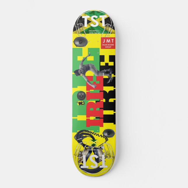 IRIE. JMT SKATEBOARDS OFICIAL (Anverso)