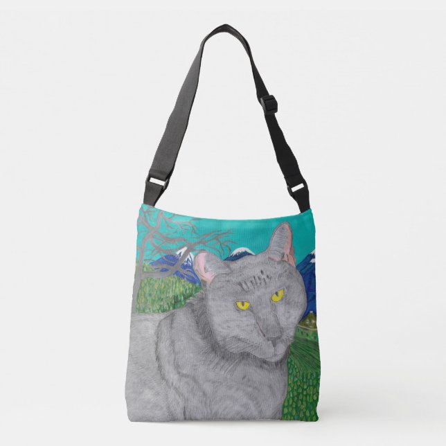 Irina el gato y la vista del bolso de Baldy del (Anverso)