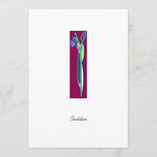 Iris Art Deco - Invitación CP