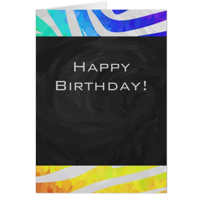 Iris cebra e impresión blanca (Frente)