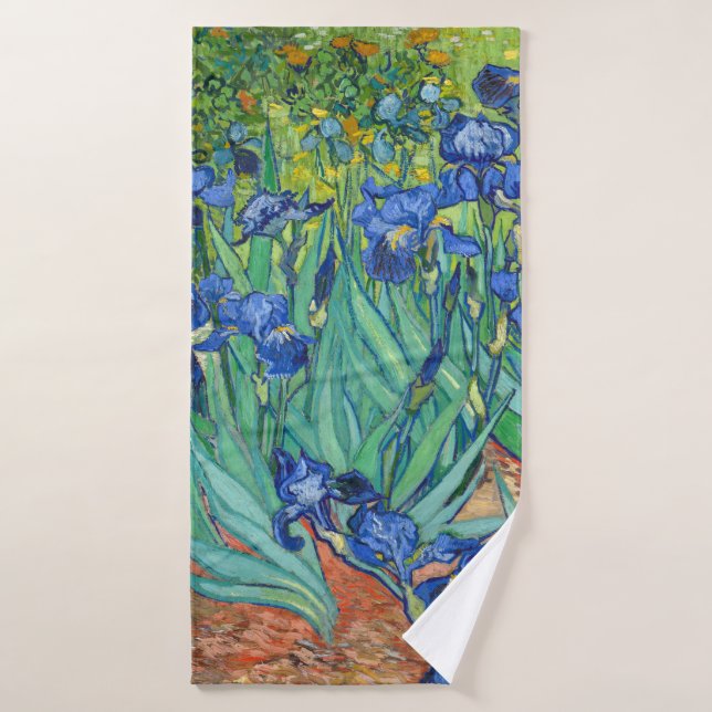 Iris de Van Gogh. (Toalla de baño)