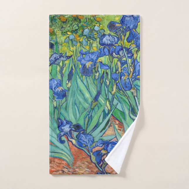Iris de Van Gogh. (Toalla de mano)