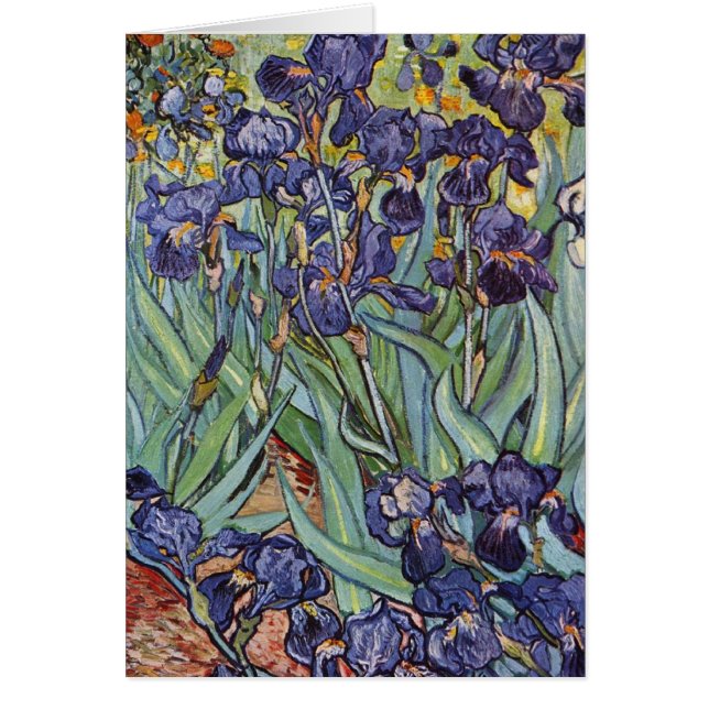 Iris de Van Gogh Pintura Impresionista (Frente)