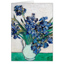 Iris del azul de Van Gogh