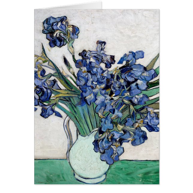 Iris del azul de Van Gogh (Frente)