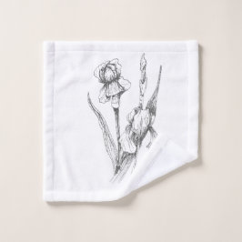 Iris dibujado a mano original, Bella Artes