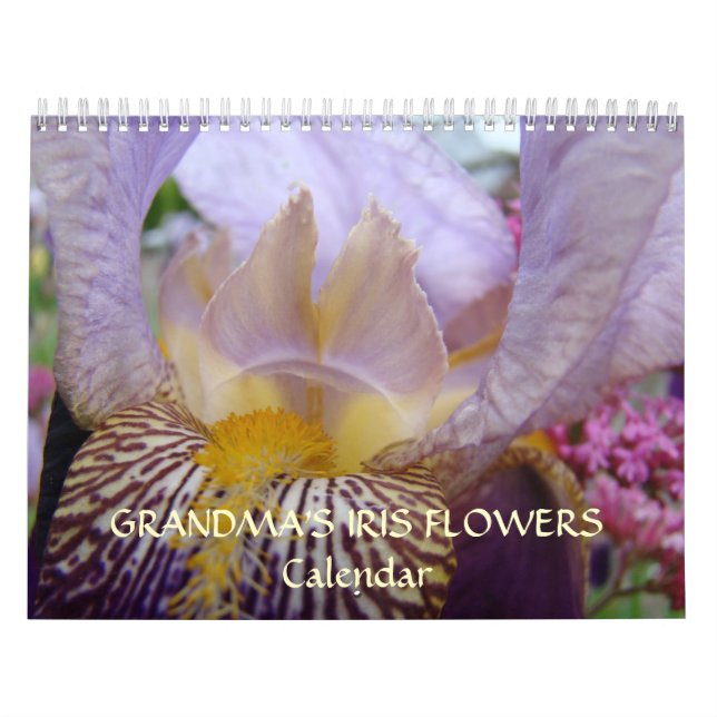 IRIS FLORES DE GRANDMA Calendario Regalos Irlandes (Tapa)
