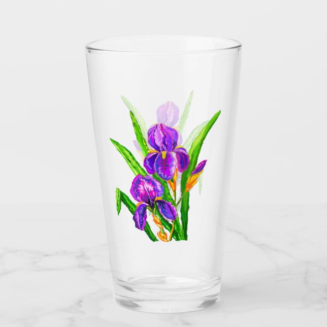 Iris Flower Glass (Anverso)