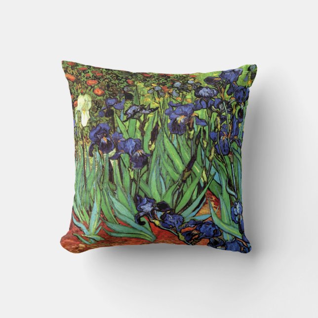 Iris por la almohada del Bello Artes de Van Gogh (Anverso)