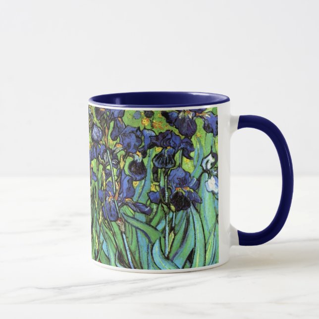 Iris por la taza del Bello Artes de Van Gogh (Derecha)