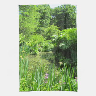 Iris por toalla de té de la foto del parque de la