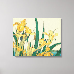 Iris Saltamontes de Hokusai: Impresión Vintage Jap
