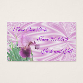 Iris Save the Date Card-personalizar