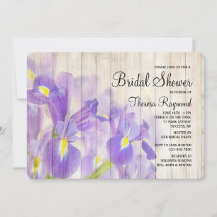 Iris Sobre Invitación A La Madera