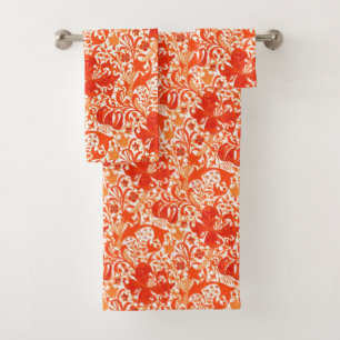 Iris y lirio, mandarina de William Morris