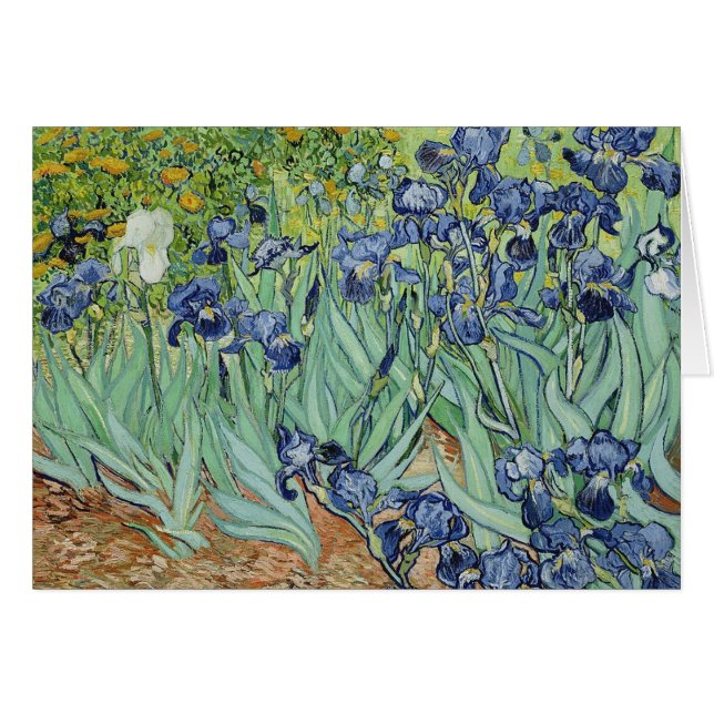 Irises de Van Gogh (Anverso (Horizontal))