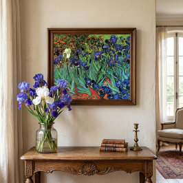 Irises de Vincent van Gogh, Arte de Jardín Vintage