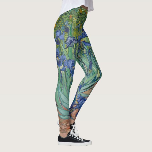 Irises_Vincent_van_Gogh_1889 Leggings (Derecha)