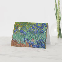 Irises, Vincent Van Gogh, Tarjetas De Gracias