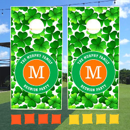 Irish Colors Monogram Family Name Personalized