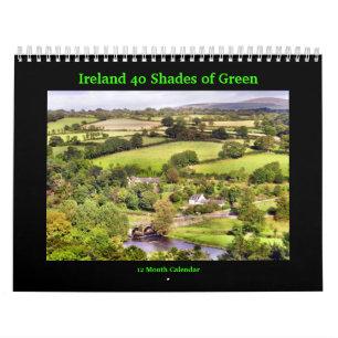 Irlanda 40 sombras de calendario verde