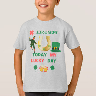 IRLANDA HOY MI AFORTUNADA Camiseta DEL DÍA