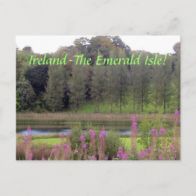 Irlanda (Isla Esmeralda) Tarjeta postal (Anverso)