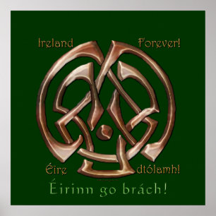 IRLANDA PARA SIEMPRE IMPRESIÓN DE Muro De Knot Cel