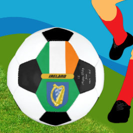Irlanda Personalizada, Bandera, Balón de Fútbol Fo