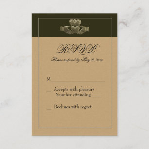Irlandés Claddagh RSVP