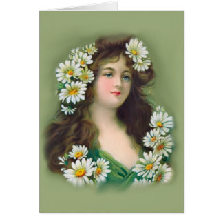 Irlandés Colleen del vintage