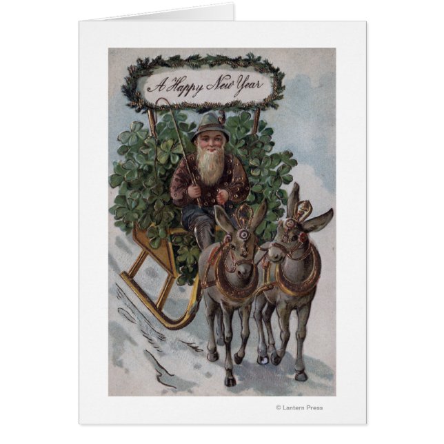 Irlandés conduce el Sleigh de los Shamrock (Frente)