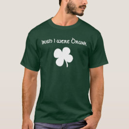Irlandés, fui una camiseta ebria (oscura)