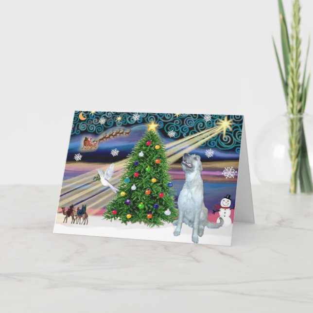 Irlandés Lobero Magia de Navidad (Anverso)