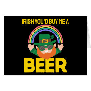 Irlandés me comprarías una cerveza el Día de San P