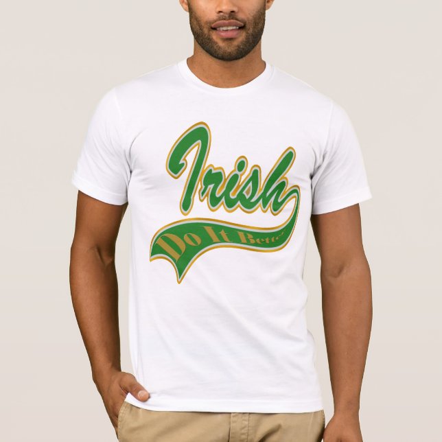 Irlandés mejora la camiseta (Anverso)