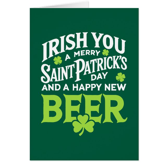 Irlandés, moras, el día de San Patricio, nueva cer (Frente)