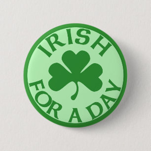 Irlandés para un botón del día